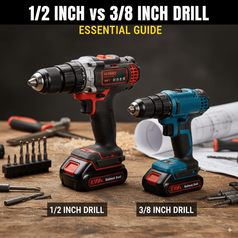 1 2 Inch vs 3 8 Inch Drill: Essential Guide