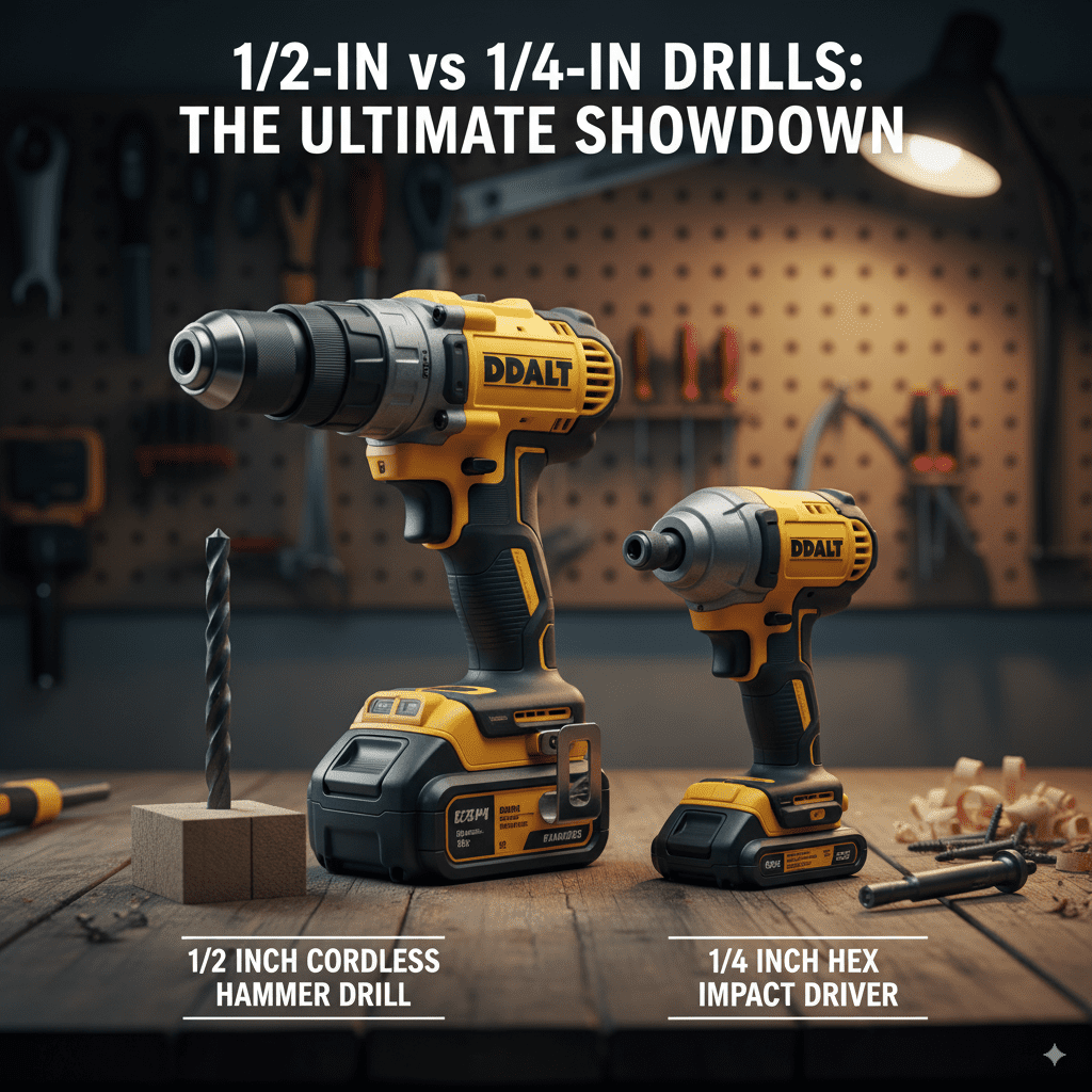 1 2 In Vs 1 4 In Drill
