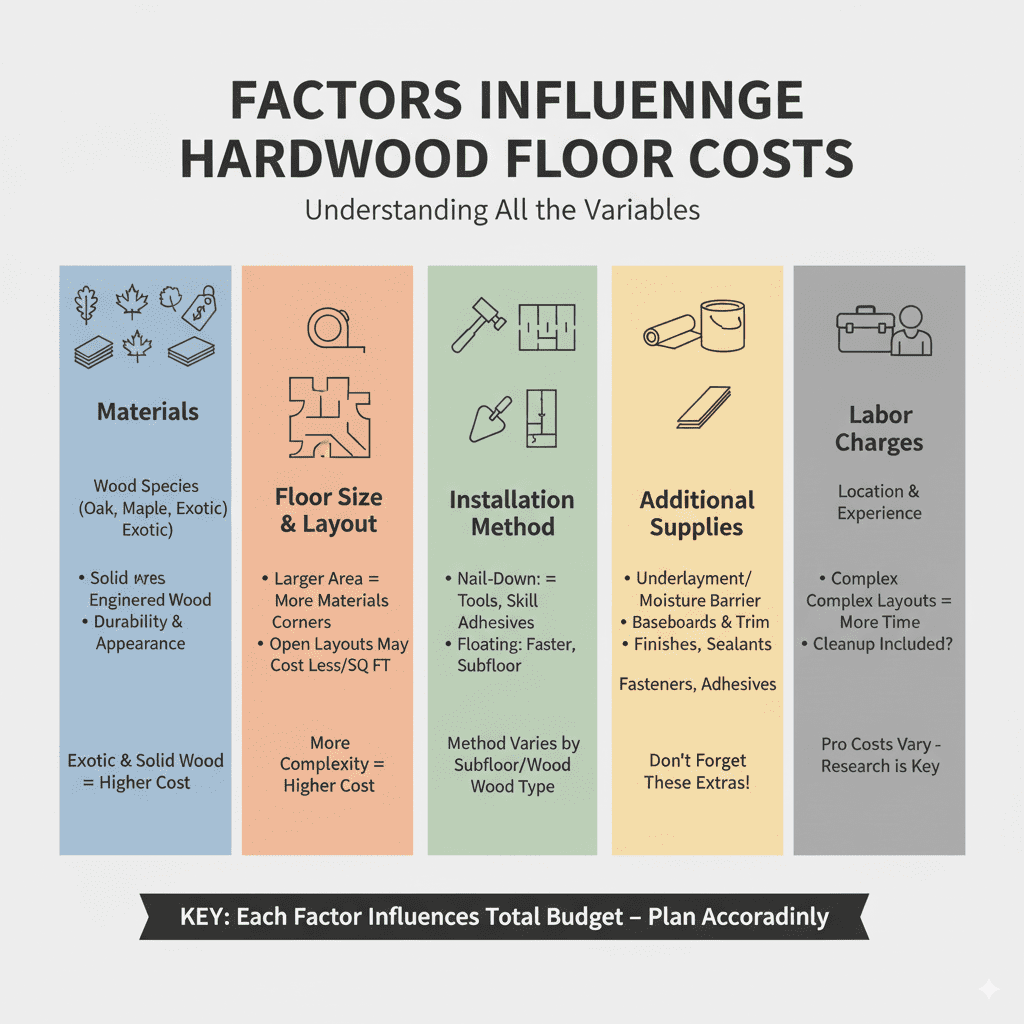 Factors Influencing Hardwood Floor Costs
