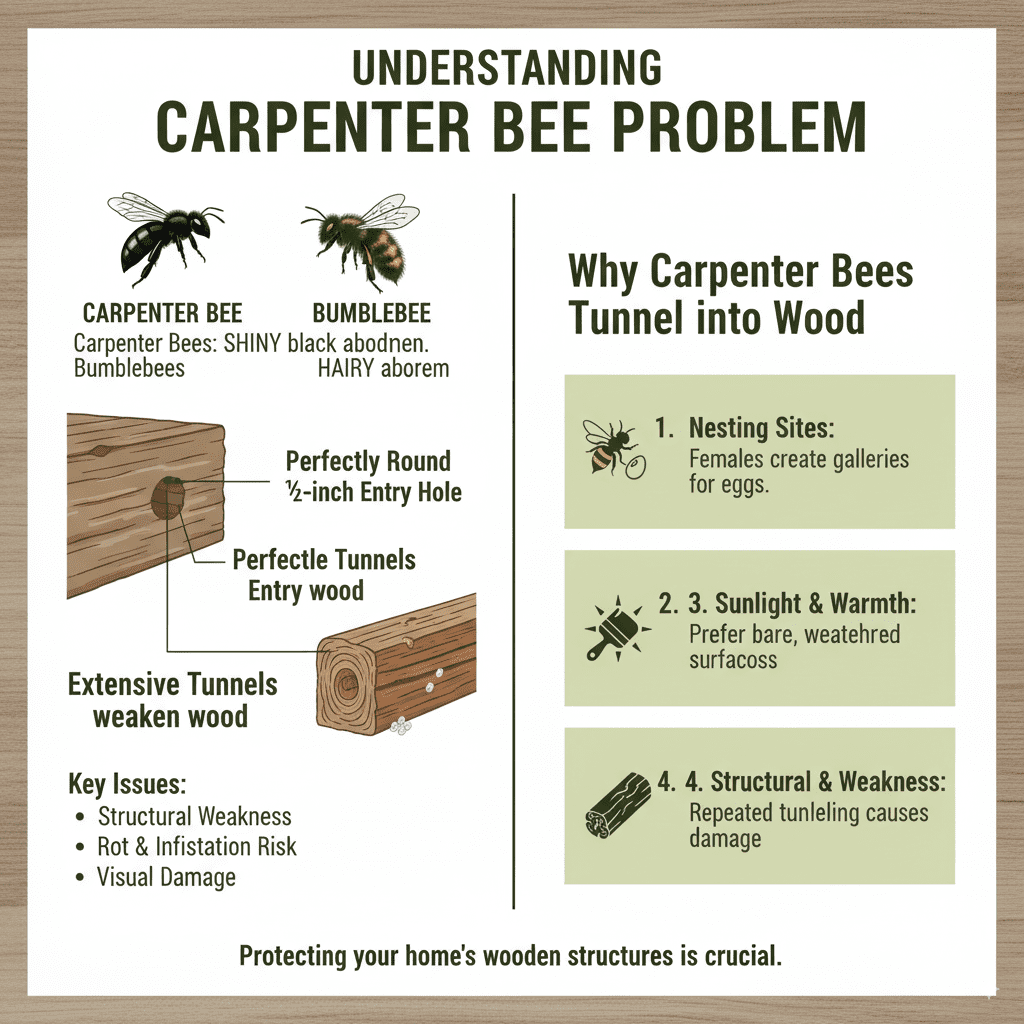 Understanding the Carpenter Bee Problem