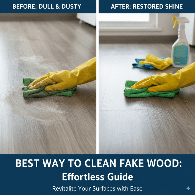 Best Way to Clean Fake Wood