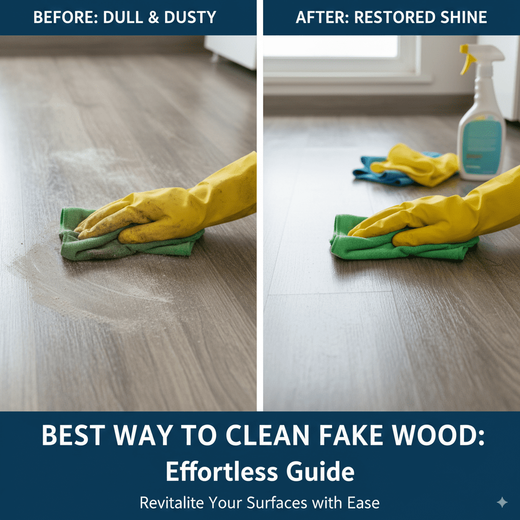 Best Way to Clean Fake Wood