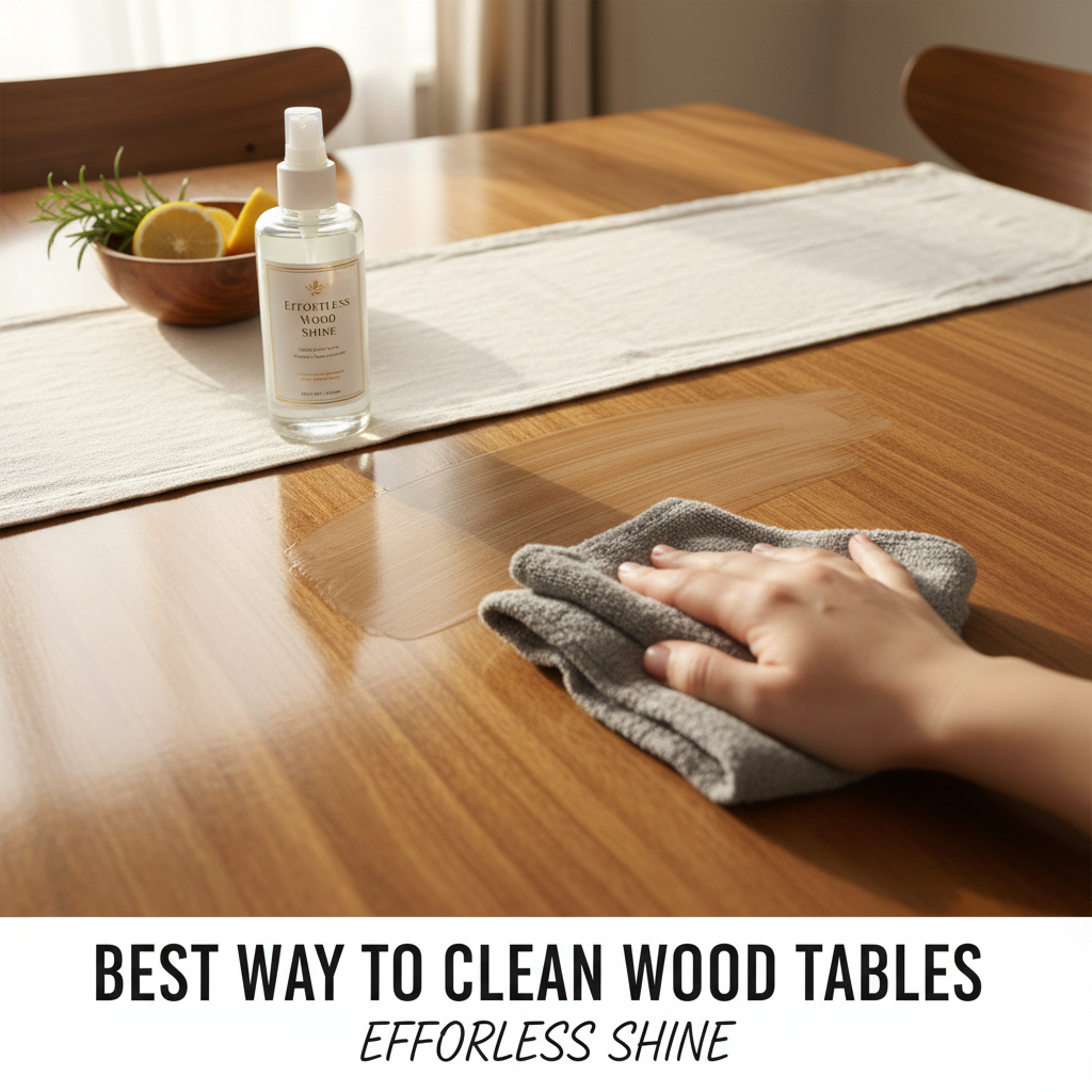 Best Way To Clean Wood Tables