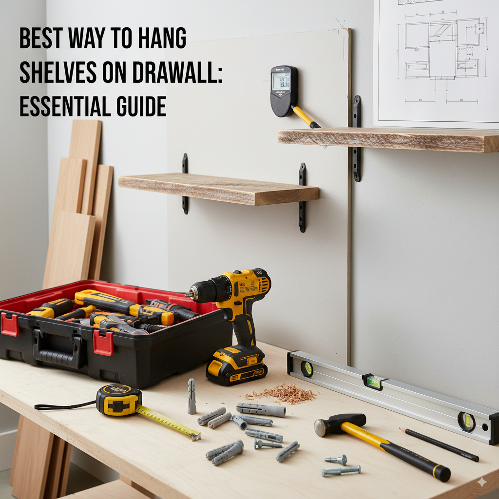 Best Way To Hang Shelves On Drywall