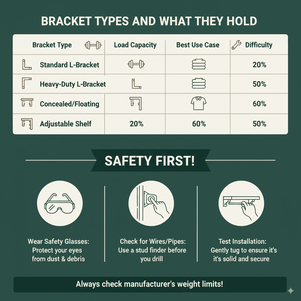Bracket Types and What They Hold