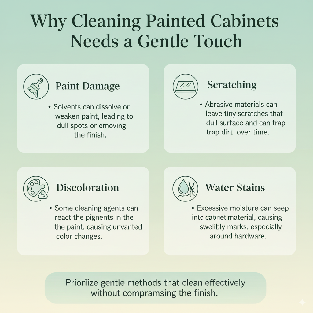 Why Cleaning Painted Cabinets Needs a Gentle Touch