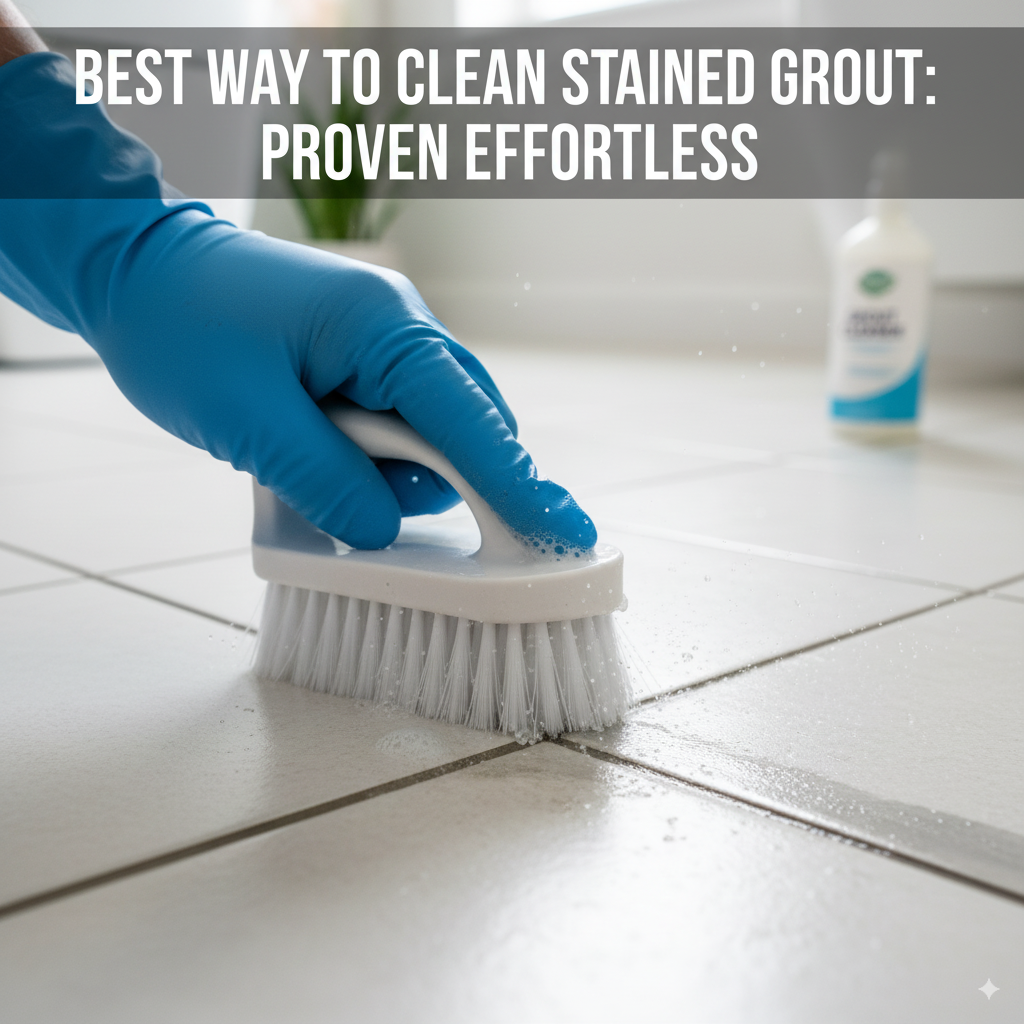Best Way to Clean Stained Grout: Proven Effortless