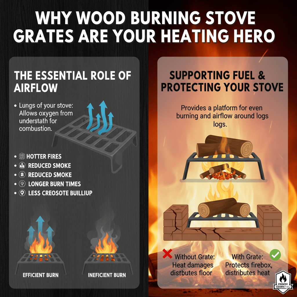 Why Wood Burning Stove Grates Are Your Heating Hero