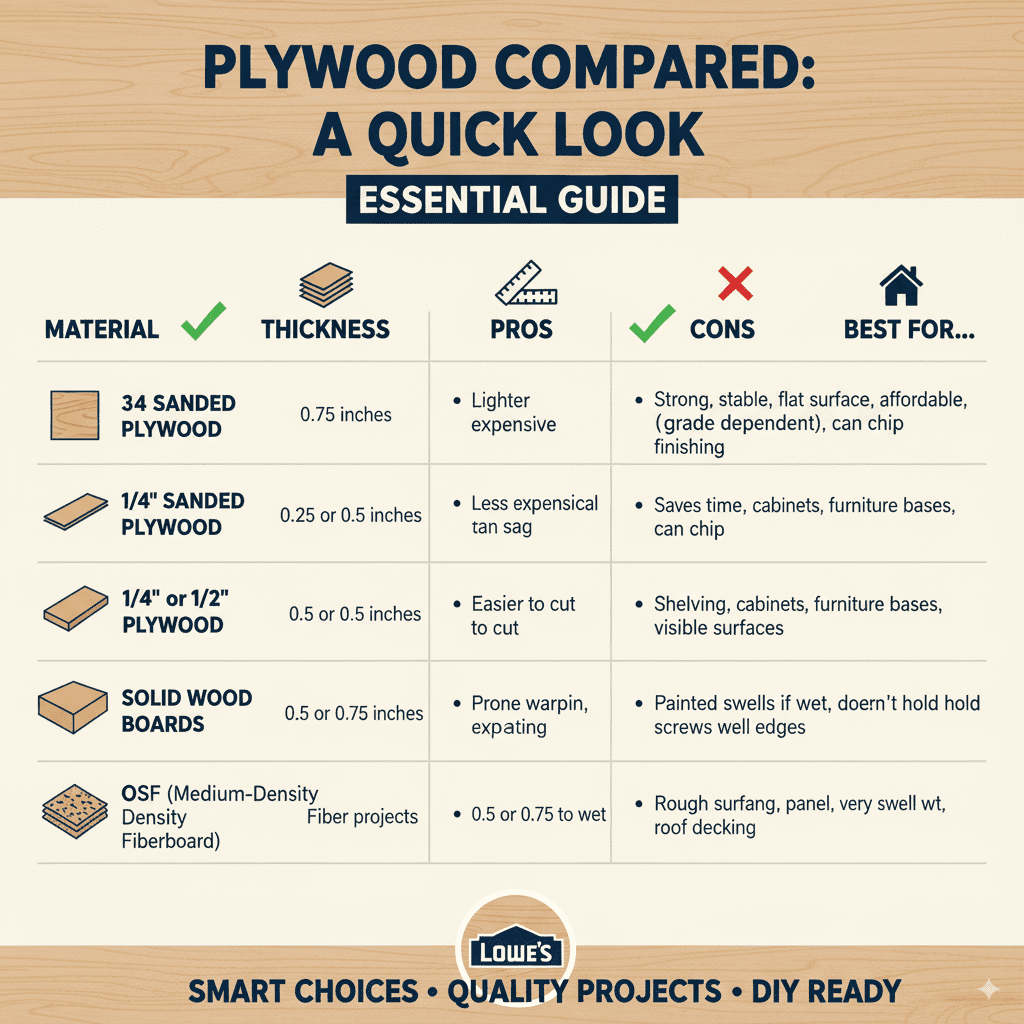 Plywood Compared