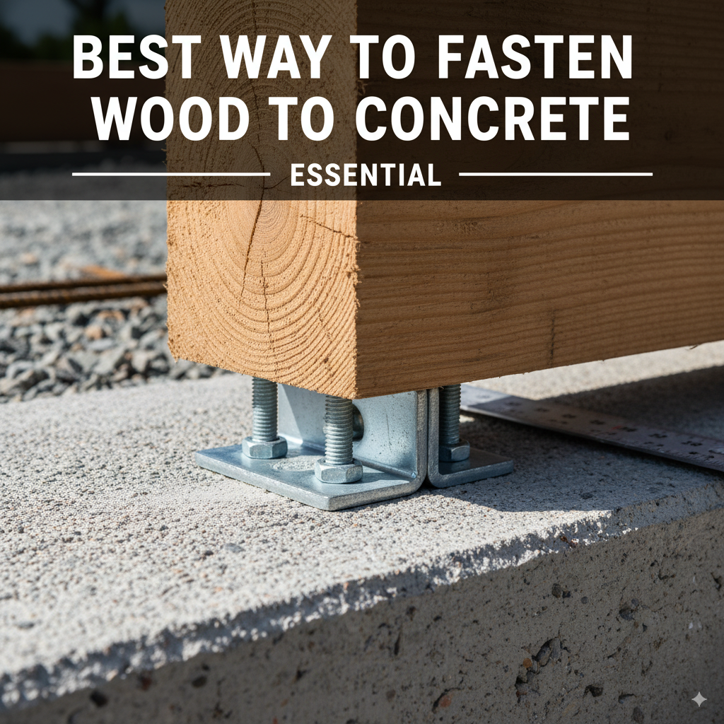 Best Way To Fasten Wood To Concrete
