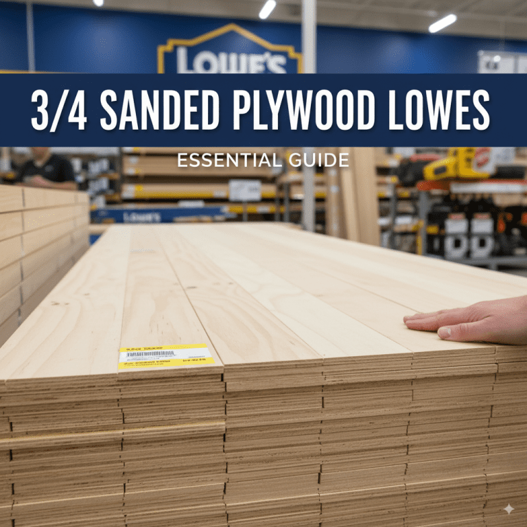 3 4 Sanded Plywood Lowes