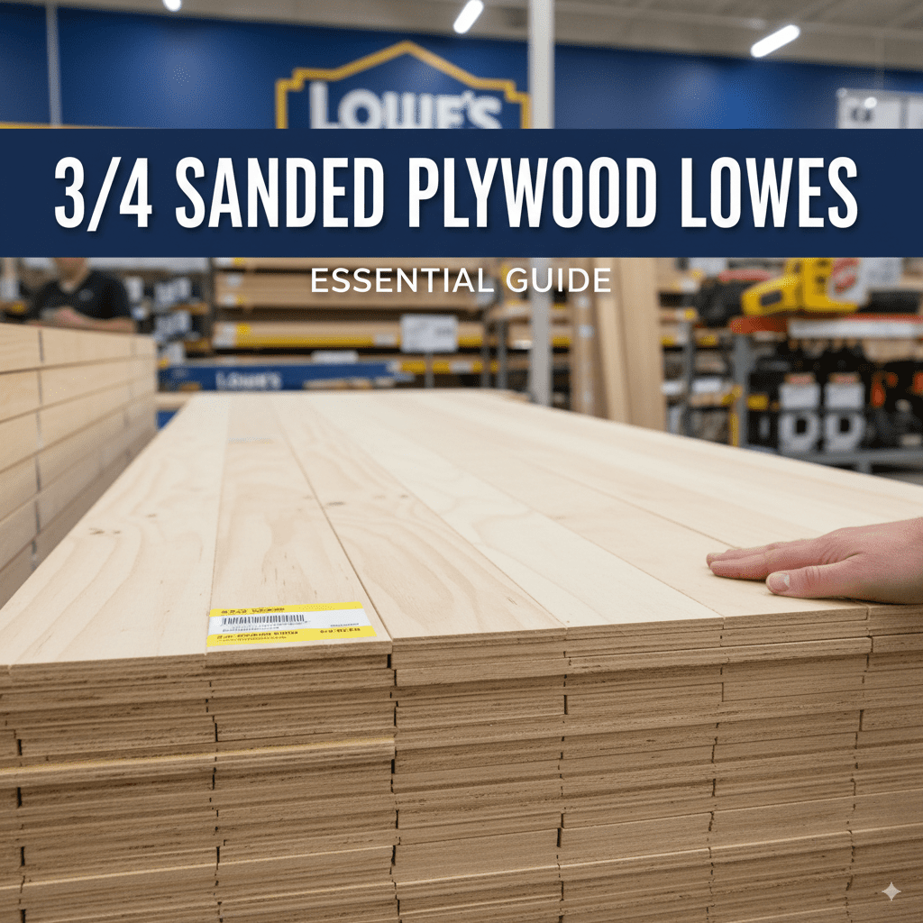3 4 Sanded Plywood Lowes