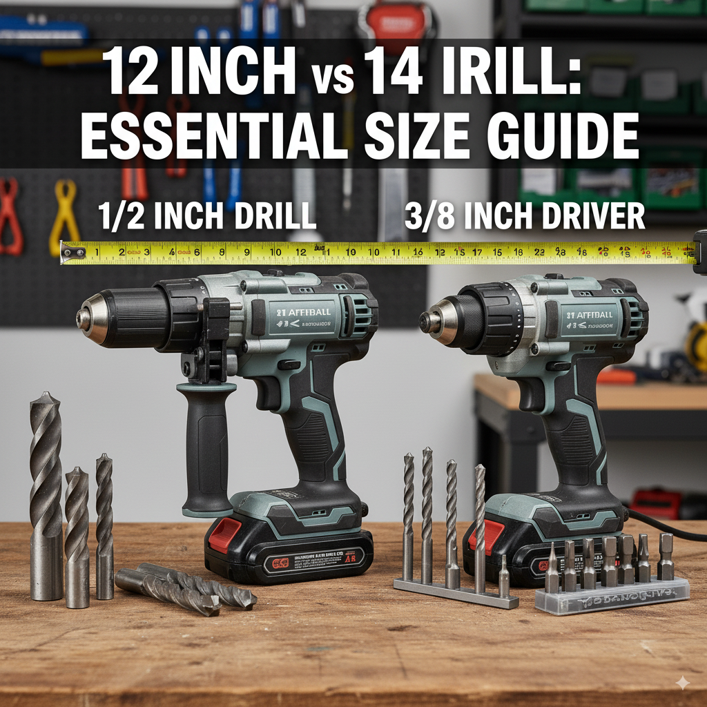 1 2 in vs 1 4 in Drill