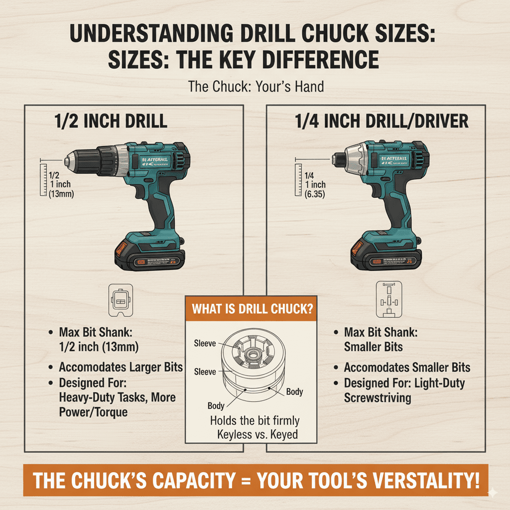Understanding Drill Chuck Sizes