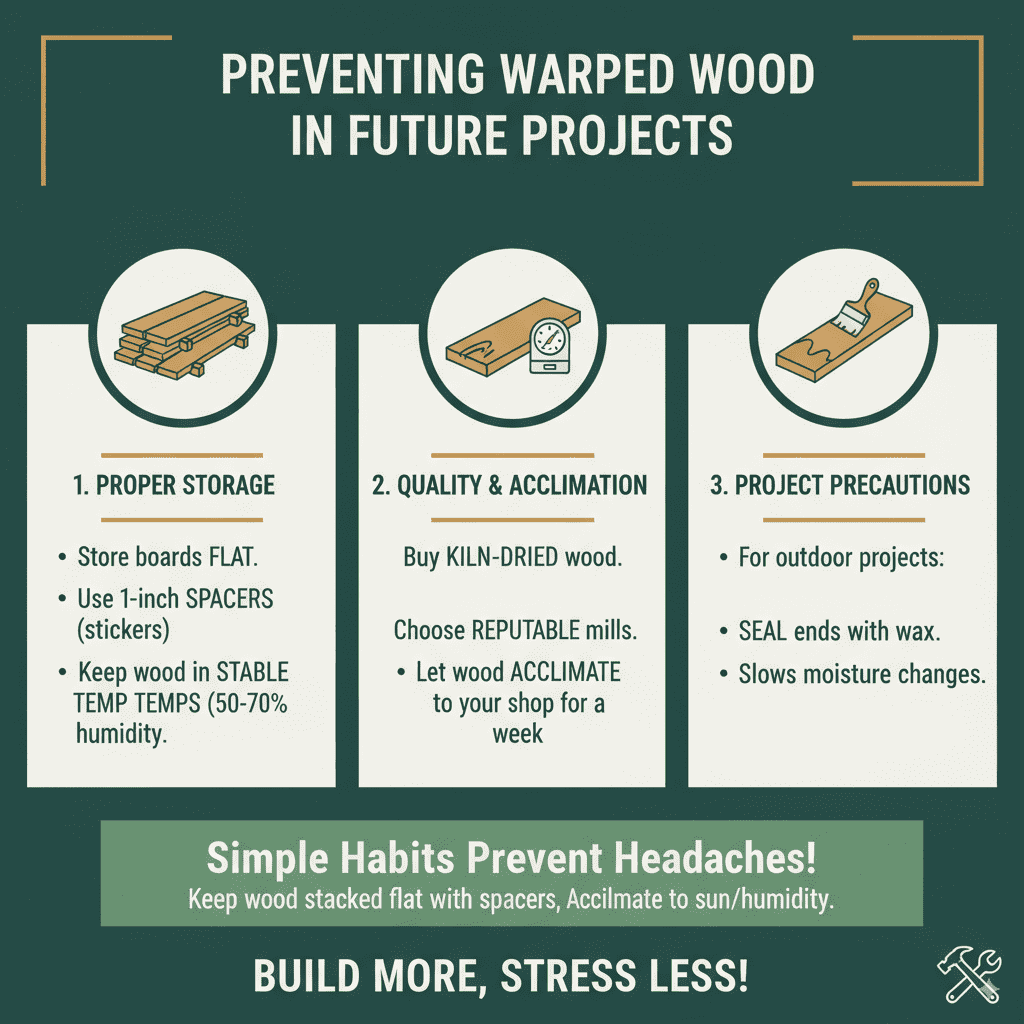 Preventing Warped Wood in Future Projects