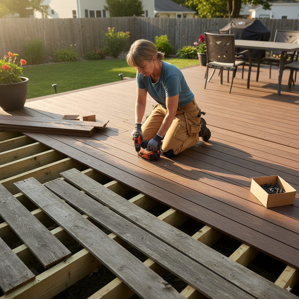 Can You Replace Wood Deck Boards with Composite Easily