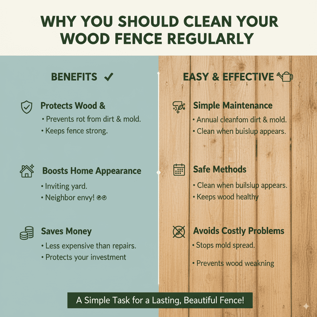 Why You Should Clean Your Wood Fence Regularly