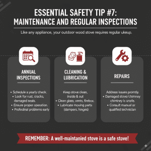 Wood Stoves Outside House Essential Safety Tips