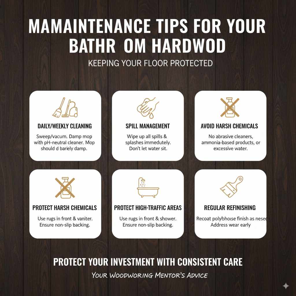Maintenance Tips for Your Bathroom Hardwood