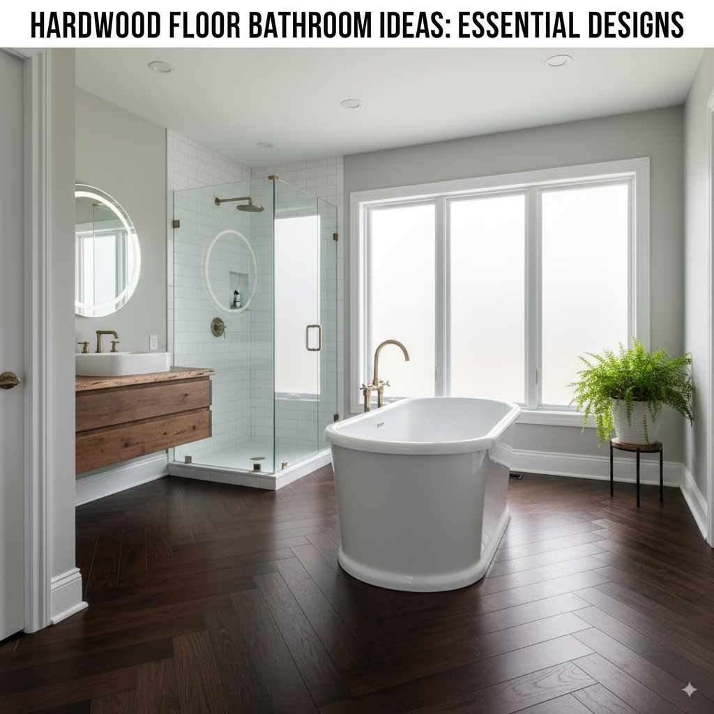 Hardwood Floor Bathroom Ideas