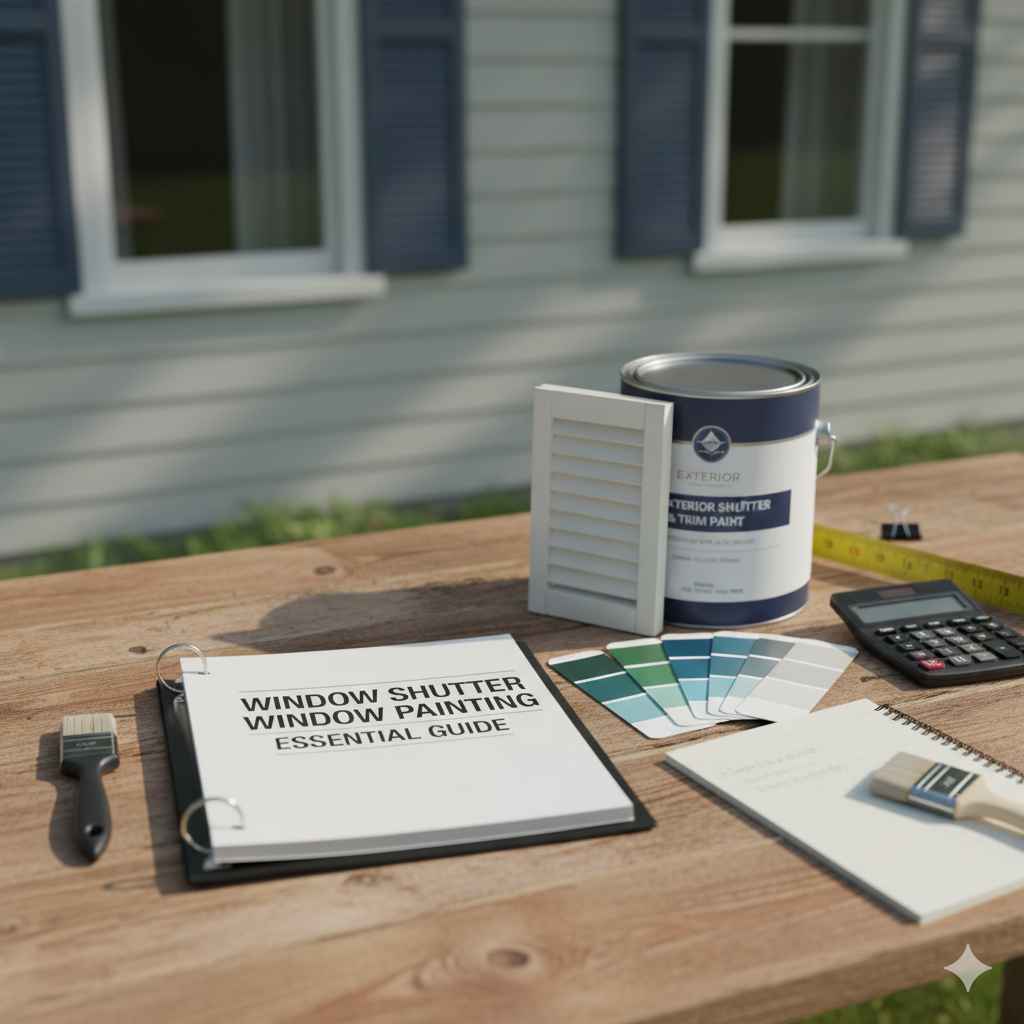 How Much to Paint Window Shutters