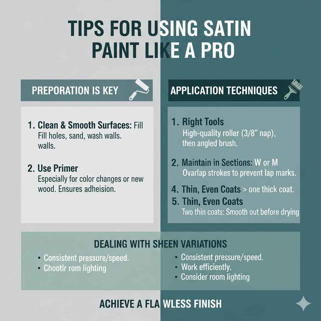 Tips for Using Satin Paint Like a Pro