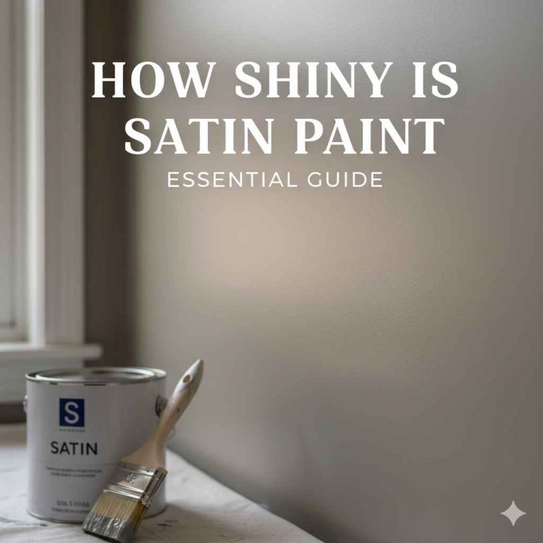 How Shiny Is Satin Paint