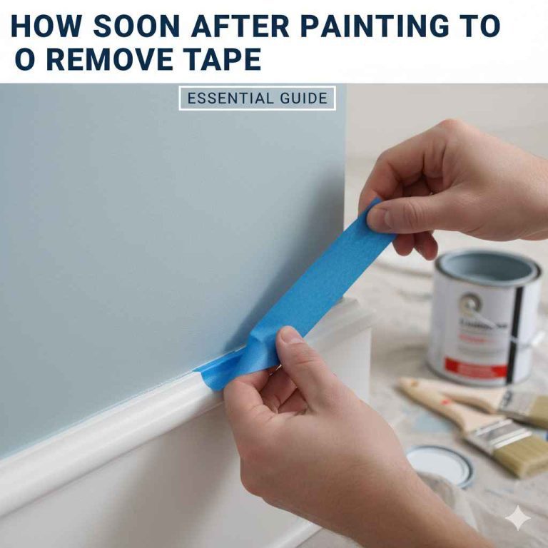How Soon After Painting To Remove Tape