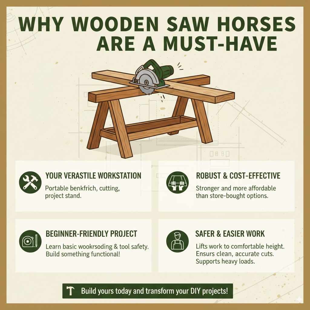 Why Wooden Saw Horses Are a Must-Have