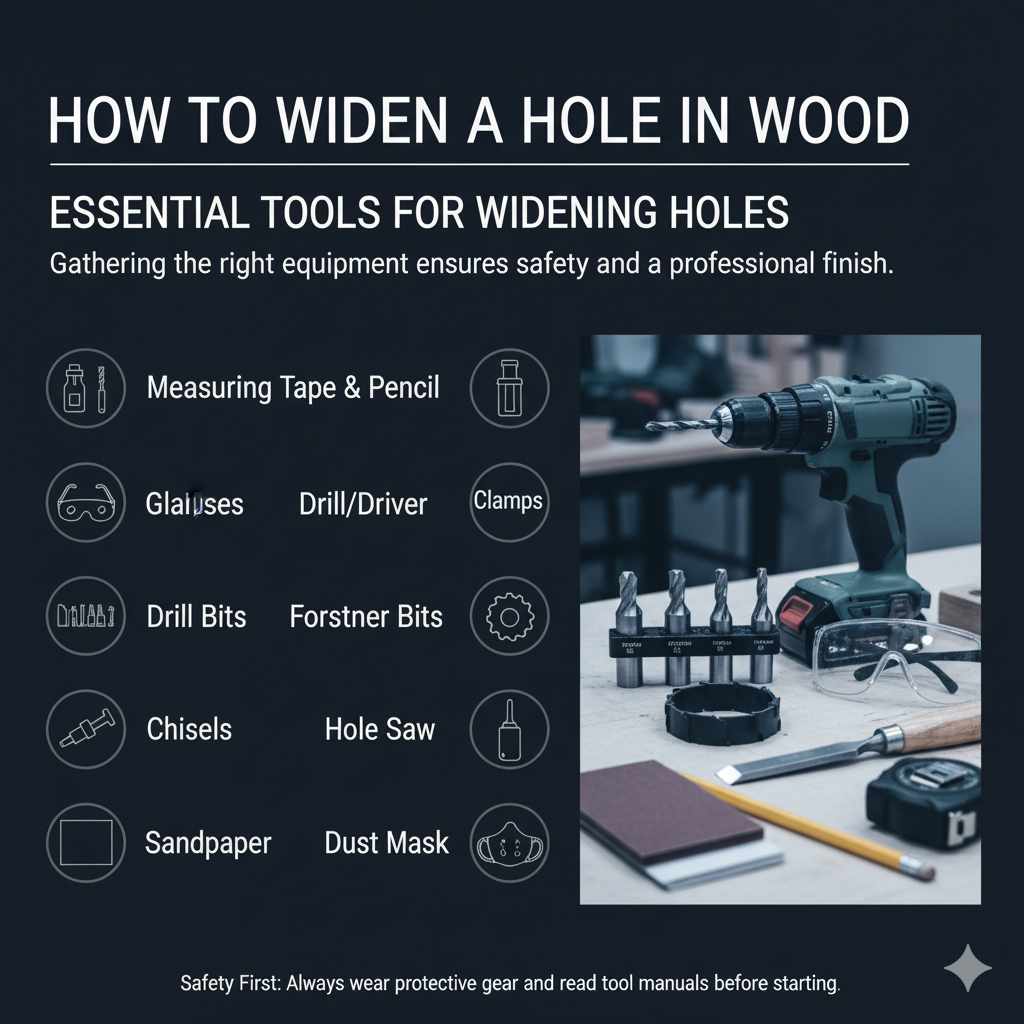 Essential Tools for Widening Holes