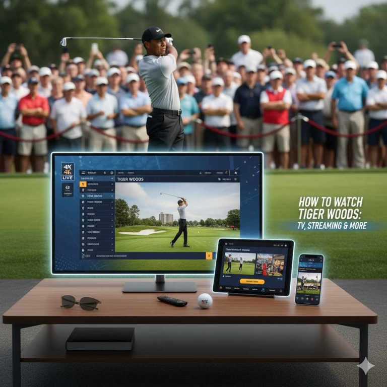 How to Watch Tiger Woods