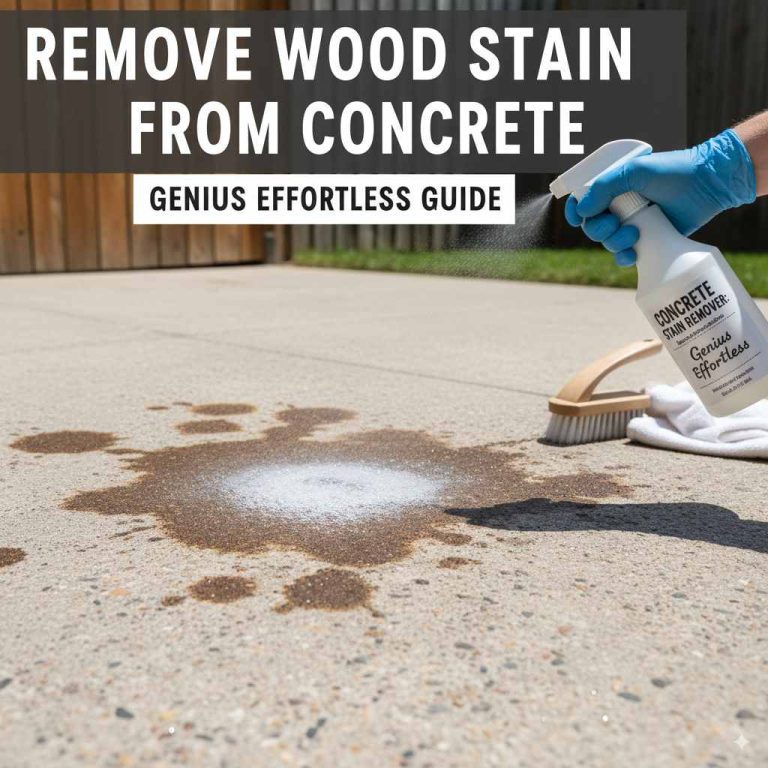 Remove Wood Stain From Concrete