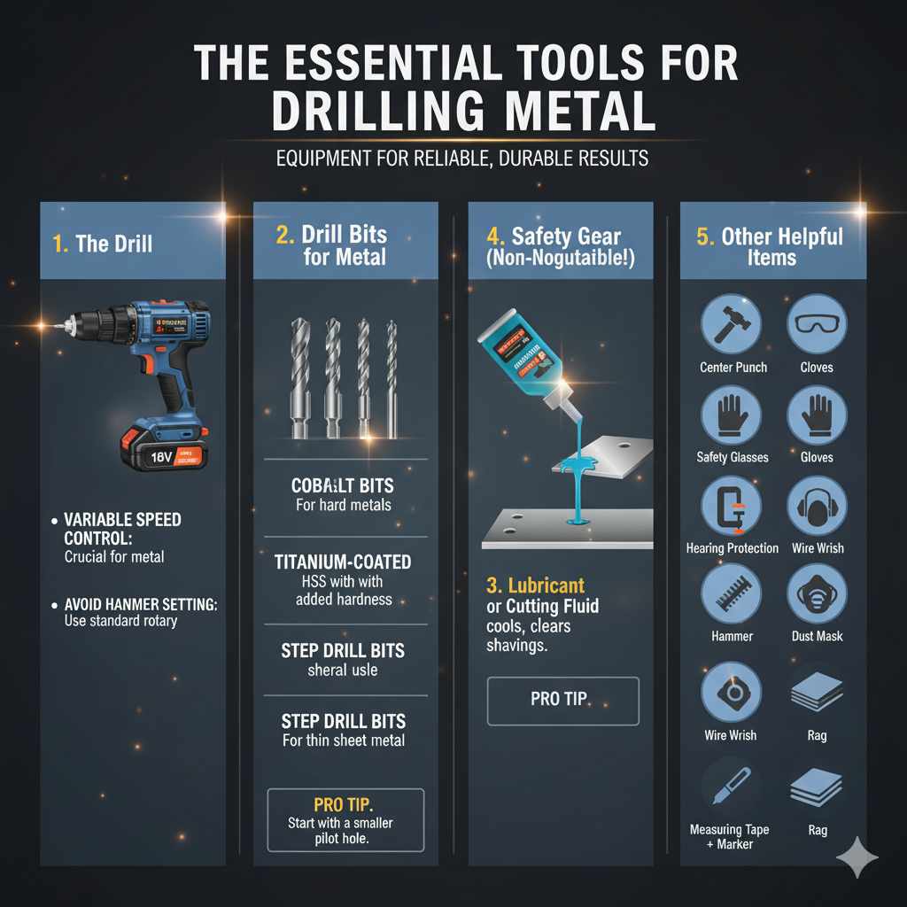 The Essential Tools for Drilling Metal