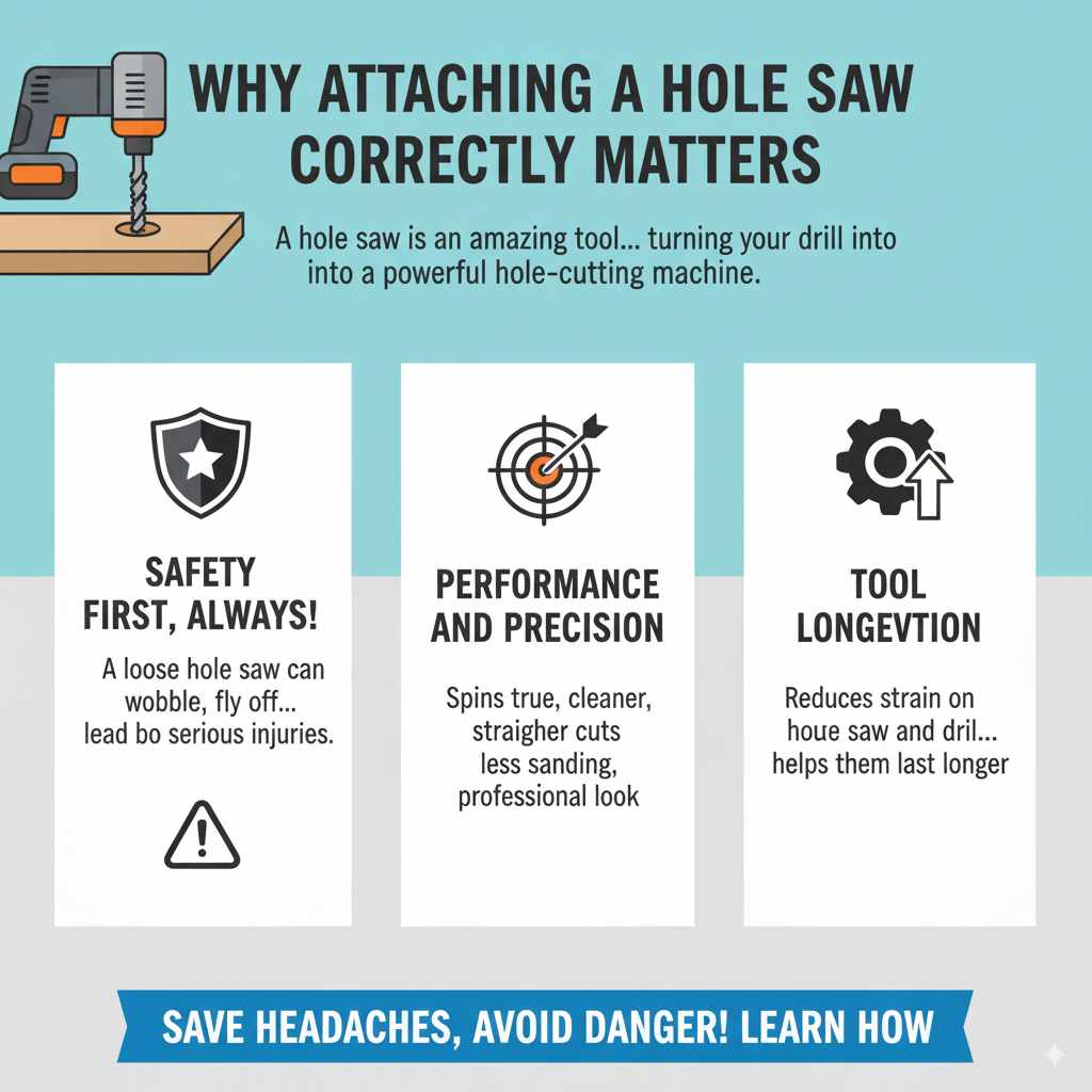Safety Precautions When Using Hole Saws