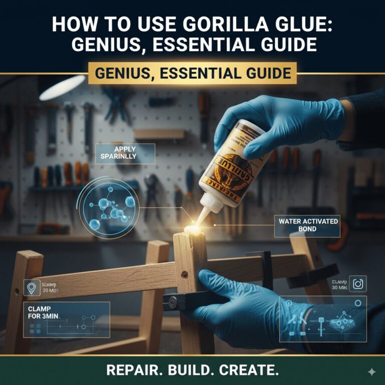How to use Gorilla Glue