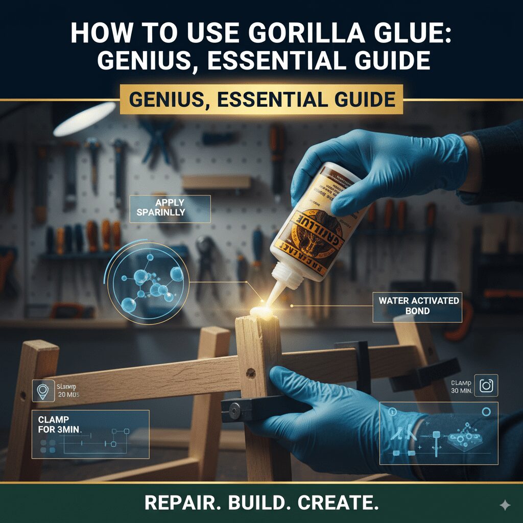 How to use Gorilla Glue