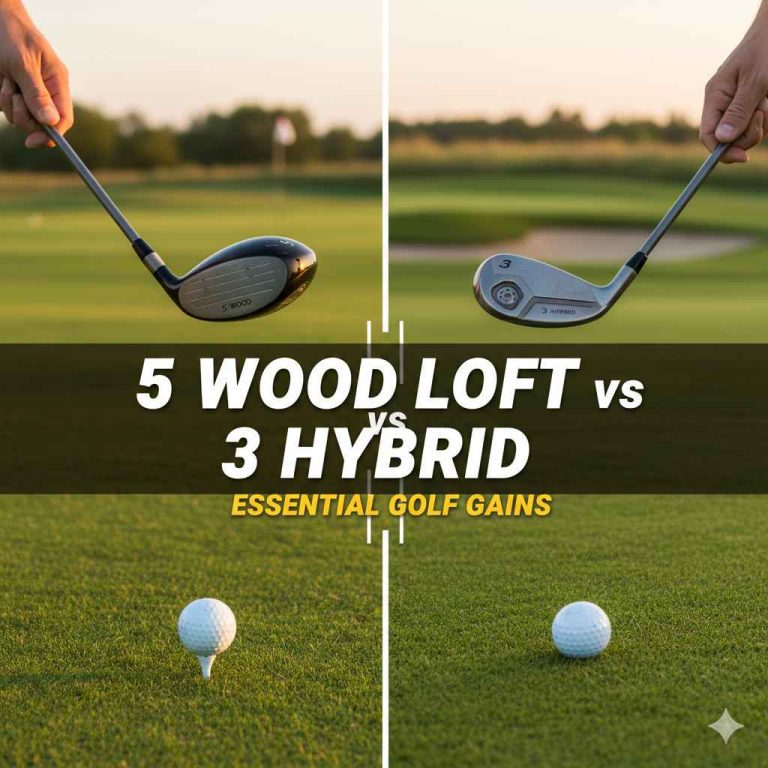 5 Wood Loft vs 3 Hybrid: Essential Golf Gains