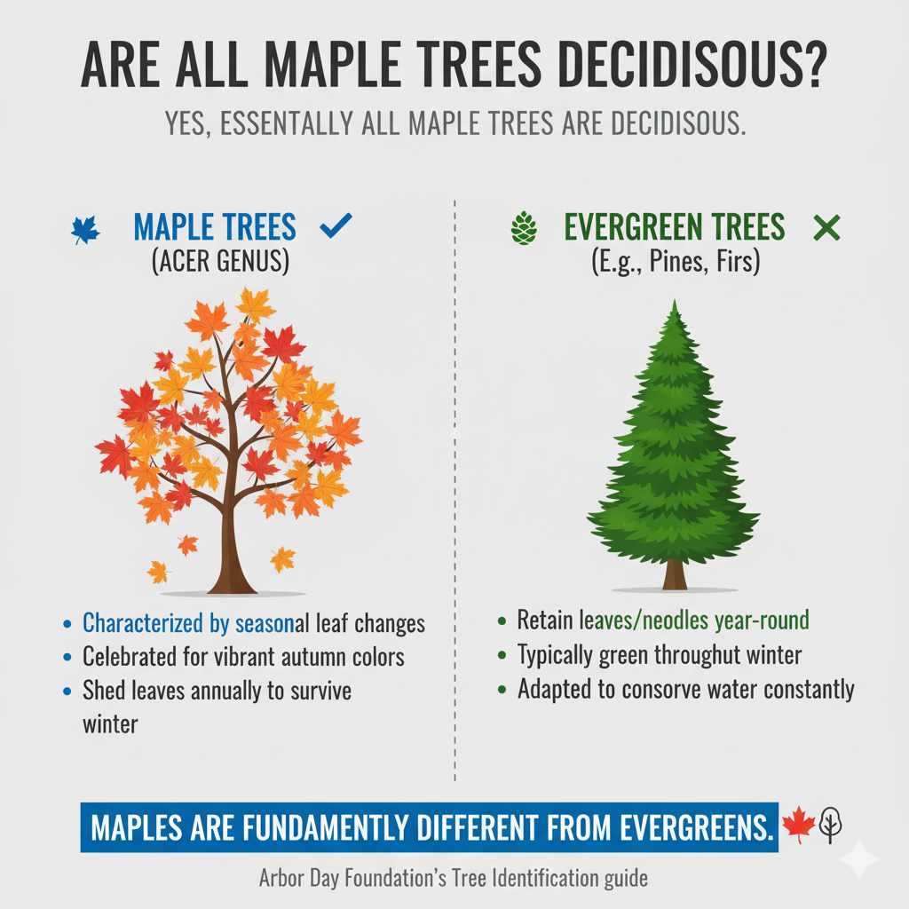 Are All Maple Trees Deciduous