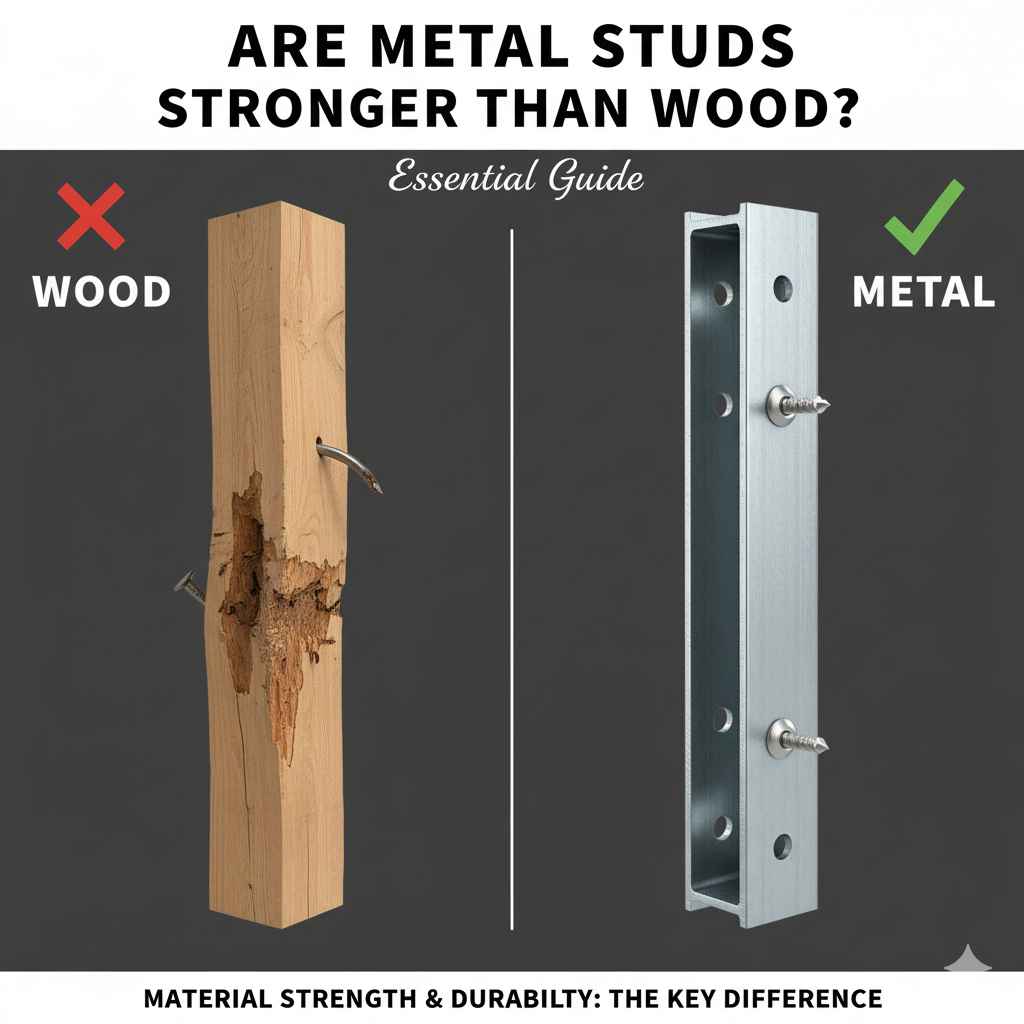 Are Metal Studs Stronger Than Wood