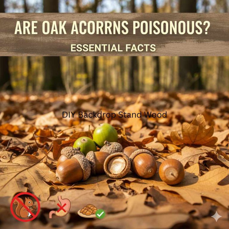 Are Oak Acorns Poisonous: Essential Facts