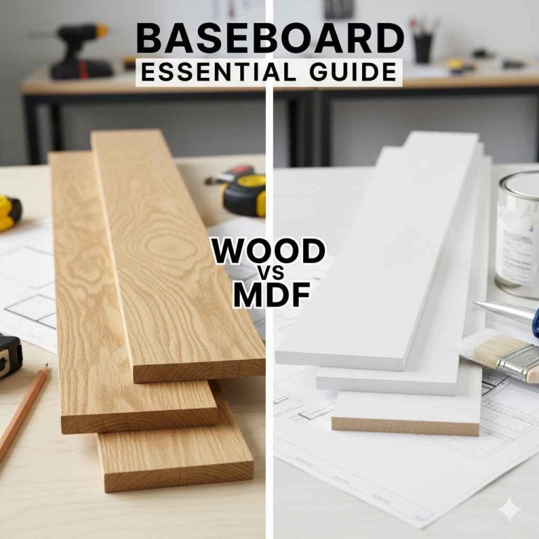 Baseboard Wood vs MDF