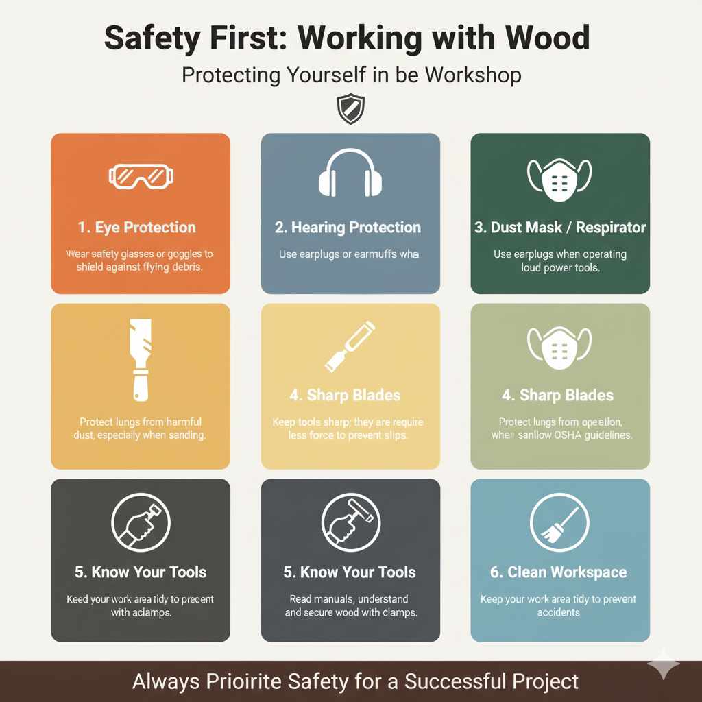Safety First: Working with Wood