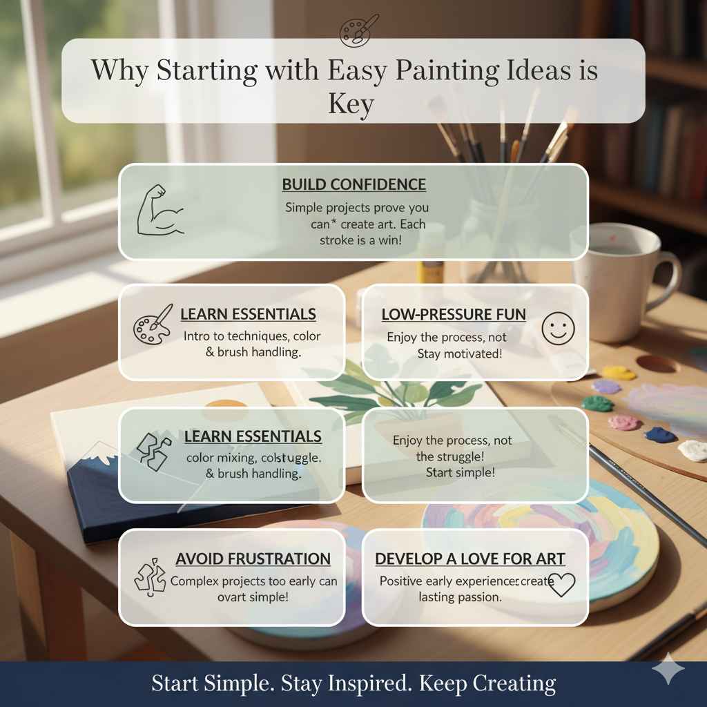 Why Starting with Easy Painting Ideas is Key
