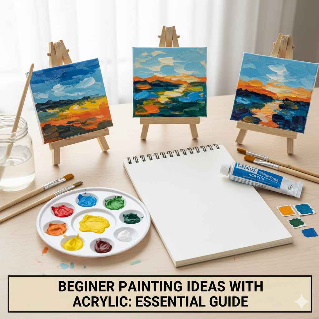 Beginner Painting Ideas With Acrylic