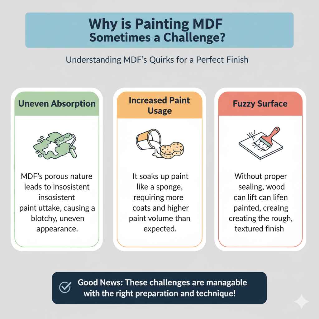 Why is Painting MDF Sometimes a Challenge