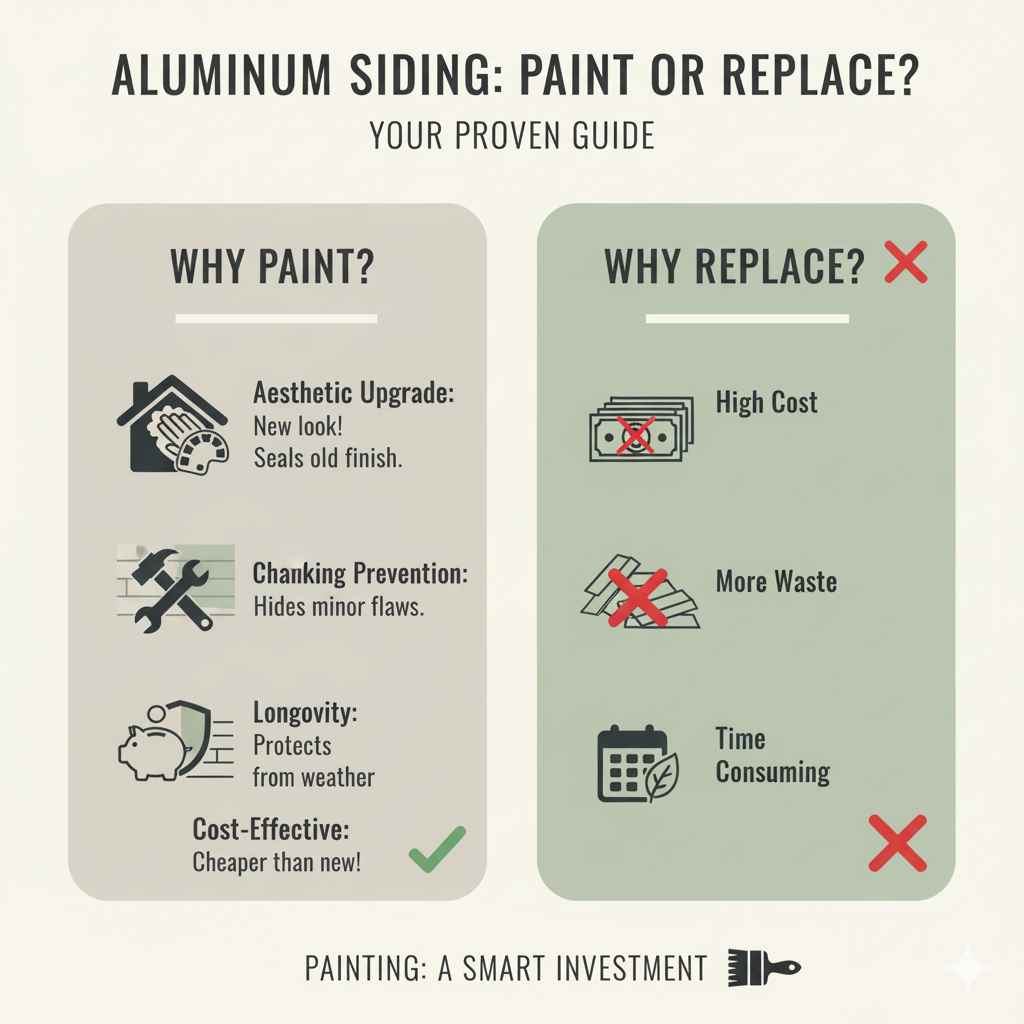 Why Paint Aluminum Siding