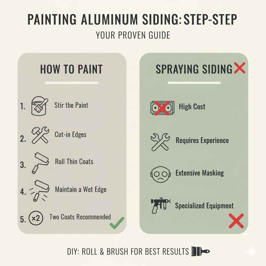 Painting the Aluminum Siding