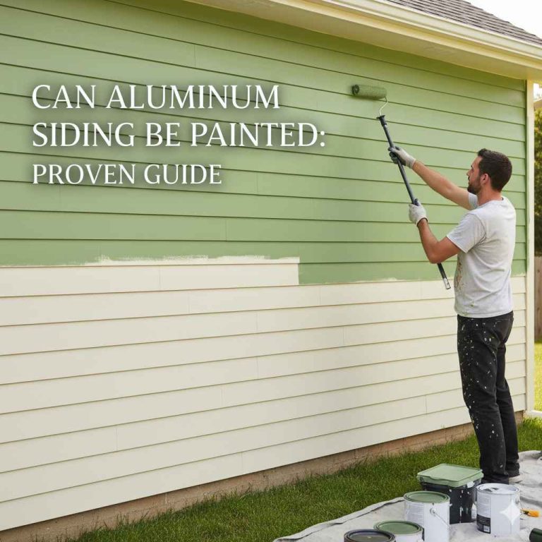 Can Aluminum Siding Be Painted