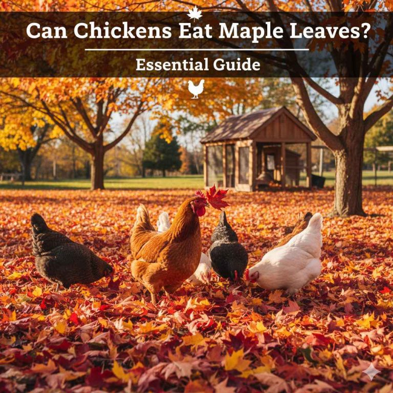 Can Chickens Eat Maple Leaves