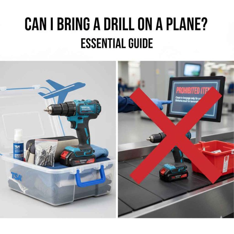 Can I Bring A Drill On A Plane
